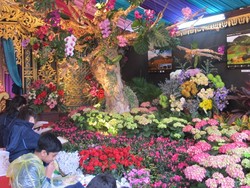 Uniknya Anjungan Indonesia di Hong Kong Flower Show 2014