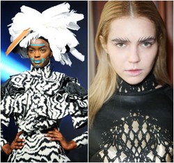 Foto: Tren Make-up dan Rambut Paling Aneh dari Paris Fashion Week