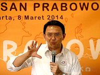 Dukungan Nyata Ahok Pada Prabowo