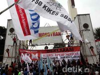 Ratusan Buruh Deklarasikan Dukung PDIP