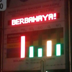 Malam Ini Status Udara Pekanbaru Level Berbahaya