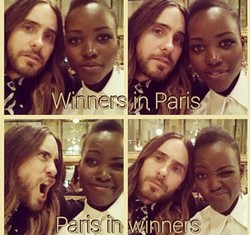 Gara-gara Selfie Bareng, Jared Letto dan Lupita Nyongo Dikabarkan Pacaran