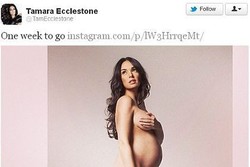 Jelang Melahirkan, Sosialita Putri Bos F1 Ini Pamer Foto Bugil