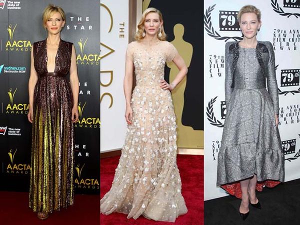 Penampilan Red Carpet Cate Blanchett di Awal Tahun
