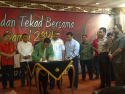 Ini Isi Deklarasi Pemilu Damai yang Ditandatangani 12 Parpol