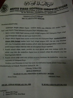 Pemeran Pria Video Mesum Diduga Tokoh Agama di Bogor, Ini Kata MUI