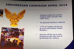Burung Garuda Raksasa dari LEGO Akan Dipajang di Jakarta