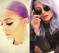 Gara-gara Photoshop, Nicole Richie Terinspirasi Warnai Ungu Rambutnya