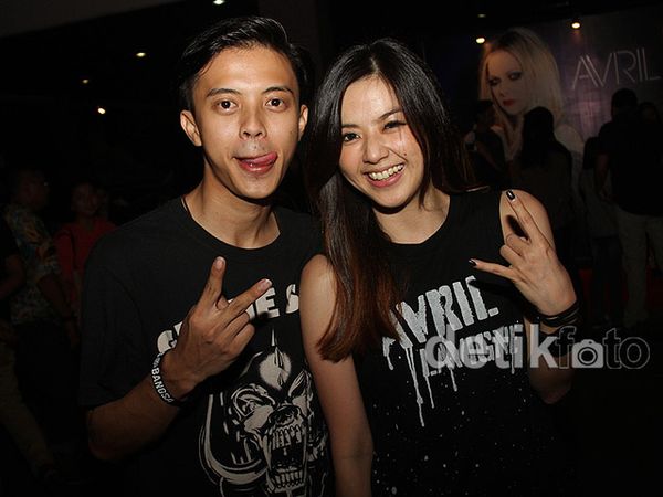 Bisma dan Franda Serasi di Konser Avril Lavigne
