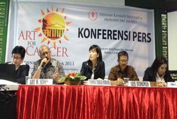 Dirikan Pusat Paliatif Kanker, YKI DKI Galang Dana Lewat Seni