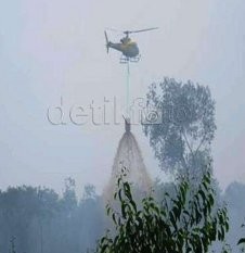 Bantu Atasi Kabut Asap, TNI Kesulitan Cari Sumber Api