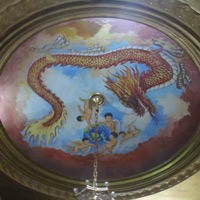 Uniknya, Atap Langit-Langit Rumah Ki Kusumo Juga Dilukis Naga