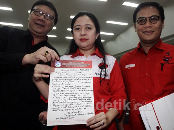 PDIP Resmi Capreskan Jokowi