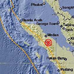 Gempa 5,6 SR Guncang Barat Daya Pematangsiantar Sumut