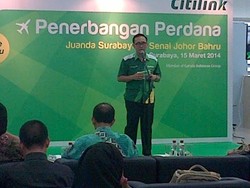 Citilink Resmi Terbang Perdana Surabaya-Johor