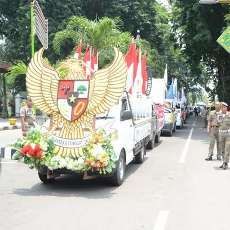 Tekan Angka Golput, KPUD Sidoarjo Gelar Kirab Damai