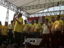 Kampanye di Banten, Ical Banggakan Kehebatan Golkar di Era Orba