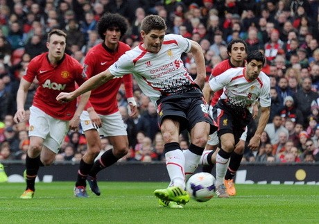 Gerrard Dua Gol, Liverpool Gasak MU di Old Trafford