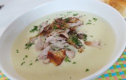 Resep Sup: Sup Kentang Ayam Panggang