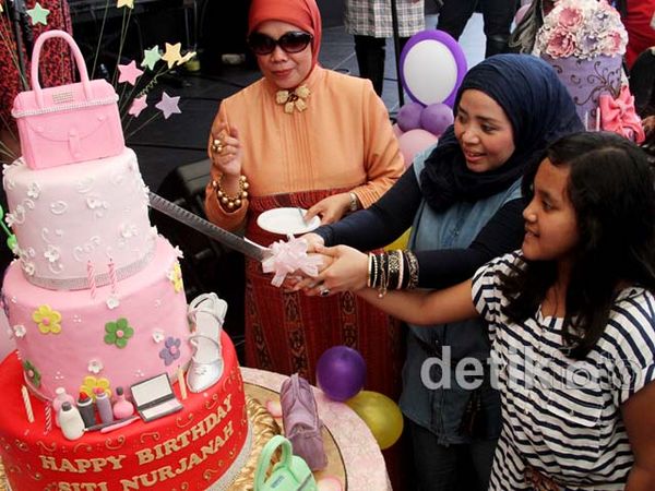 Meriahnya Pesta Ultah Anak Nassar dan Muzdhalifah