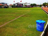 Suasana Menjelang Kampanye PDIP di Surabaya 