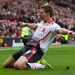 Terlalu Pede, Gerrard pun Gagal Hat-trick Penalti