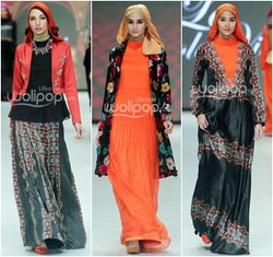 Hijab Style: Padu-padan Busana Warna Hitam dan Oranye Ala Shafira