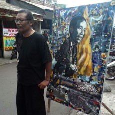 Kecewa Jokowi Nyapres, Yahya Bikin Lukisan Jokowi Nongkrong