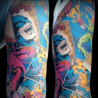 Wow, Bikin Tato Batman Butuh Waktu 40 Jam