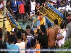 Odong-odong Ditabrak Kereta, Satu Orang Tewas