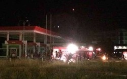 Sebuah SPBU di Mamuju Terbakar Malam Tadi
