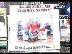 Baliho Sindiran untuk Caleg