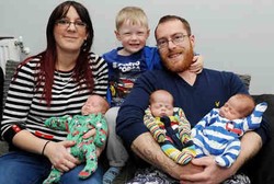 Peluang Hanya 1:200.000, Jenna Lahirkan Kembar Tiga Laki-laki