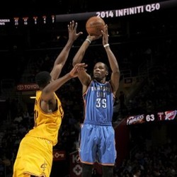 Durant Double-double, Thunder Pecundangi Cavaliers