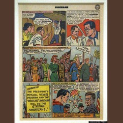 Komik Pertemuan Superman dengan John F. Kennedy