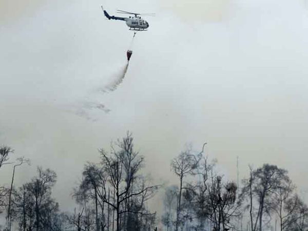 Bom Air Terus Padamkan Kebakaran Hutan