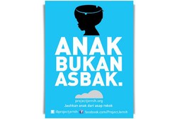 Anak Bukan Asbak, Project Jernih Kampanyekan Stop Merokok Dekat Anak