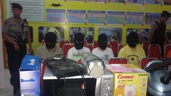 Modusnya Baru, Begini Aksi Ibu dan 3 Anaknya Kuras Perabotan Vila