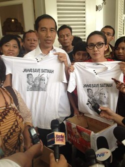 Datangi Balai Kota, Rieke Ajak Jokowi Nyumbang untuk Satinah