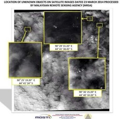 Ini Penampakan 122 Obyek Baru Diduga MH370 yang Ditangkap Satelit