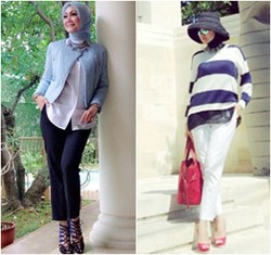 Hijab Style: Gaya Stylish Model Senior Okky Asokawati