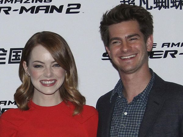 Emma Stone dan Andrew Garfield Serasi di Beijing Emma Stone dan Andrew Garfield Serasi di Beijing
