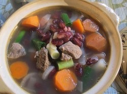 Resep Sup: Sup Daging Kacang Merah