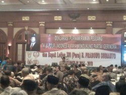 300-an Purnawirawan TNI dan Polri Deklarasikan Dukungan ke Prabowo