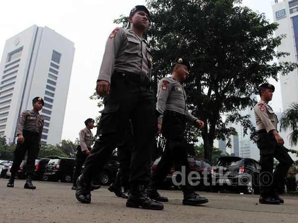 Polisi Jaga Eksekusi Lahan di Sudirman