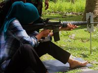 Latihan Menembak Gabungan TNI AD