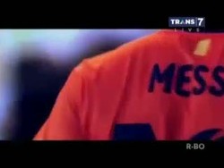 Messi Sambut Anak-anak Korban Tsunami