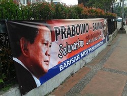 Muncul Spanduk Prabowo-Samad, Gerindra: Mungkin Simpatisan