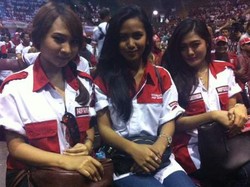 Srikandi Cantik Ramaikan Kampanye PKPI di Istora Senayan