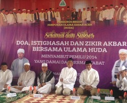 Dahlan Iskan Dzikir Akbar Pemilu Damai dengan 2 Ribu Ulama di Aceh